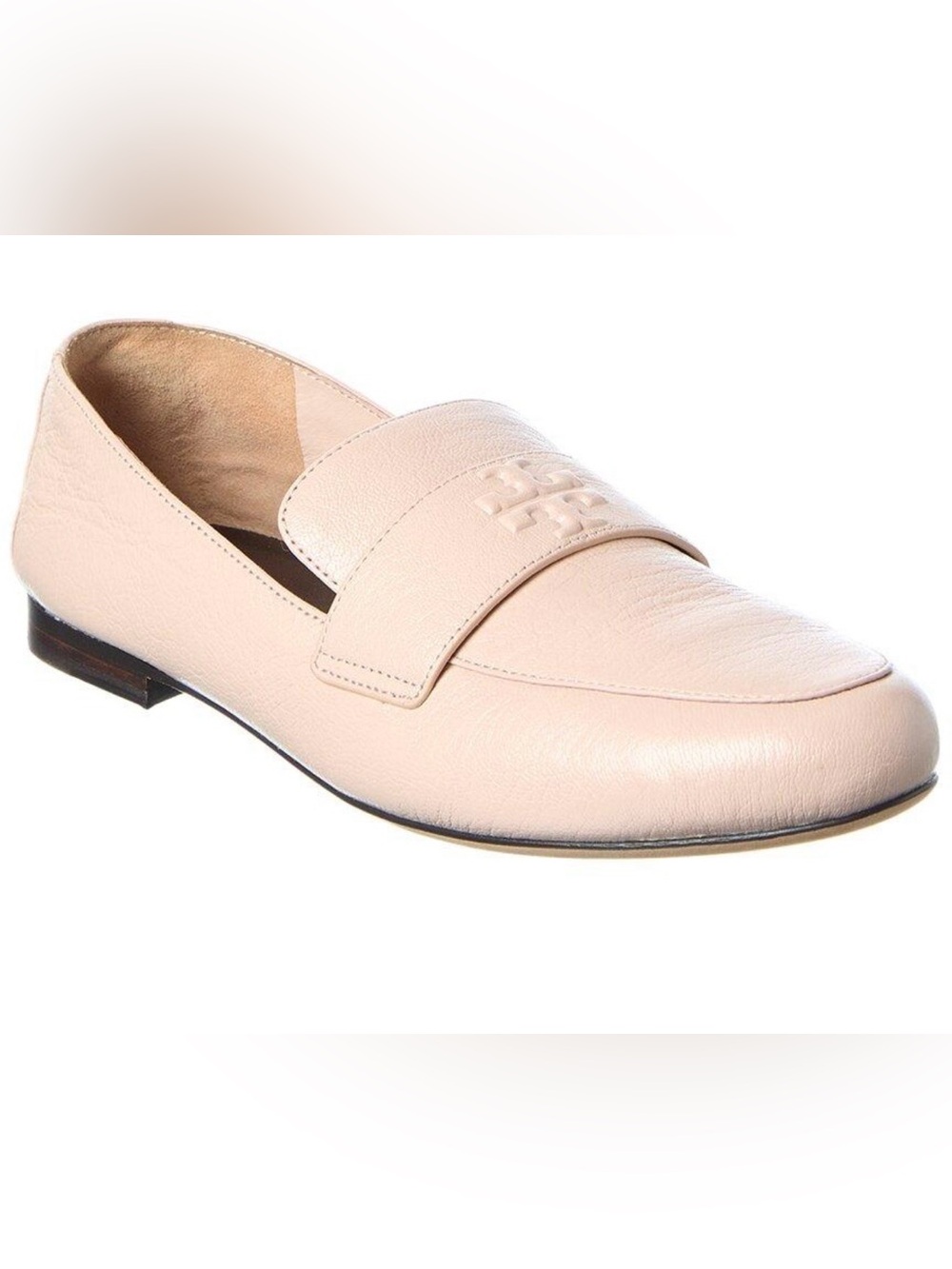 Brand New Tory Burch Light Pink Mini Everly Leather Loafer 8